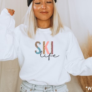 Ski Life Sweatshirt, Ski Weekend Trip, Girls Weekend, Ski Trip, Ski Shirt, Ski Sweatshirt, Aspen, Ski Sweater, Unisex crewneck sweatshirt