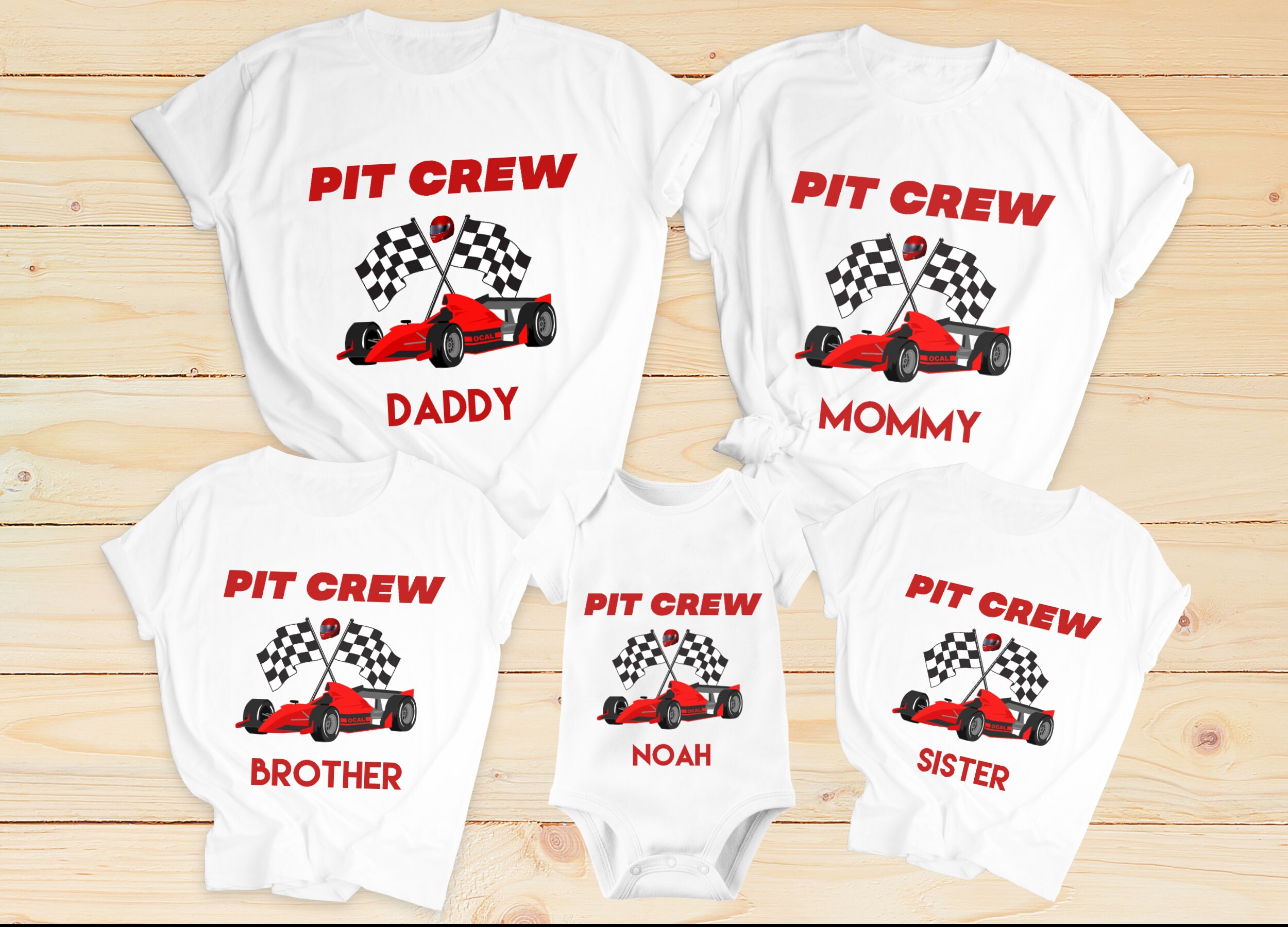 Family race car birthday shirts racecar birthday shirt Etsy