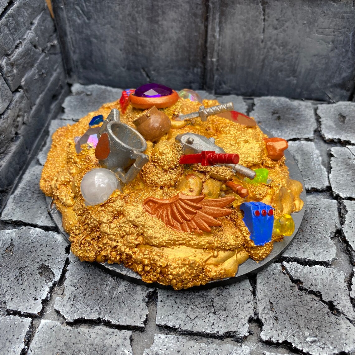 Large Gold Pile Terrain for Dungeons and Dragons RPG Game - Etsy
