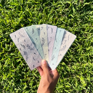Pastel Laminated Bookmark