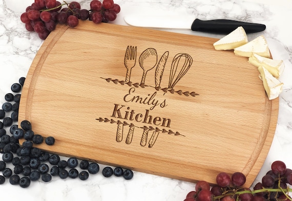 Mother's Day Gift Personalized Cutting Board Walnut Custom