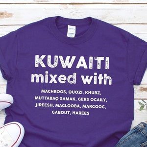 KUWAITI MIXED WITH Kids T-shirt | Food Lover Toddler Tee | Kuwait Gift Idea | Unisex Youth Shirt