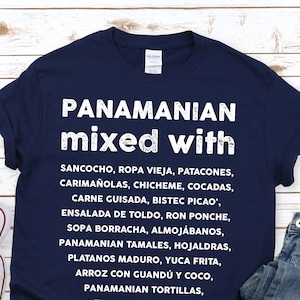 PANAMANIAN MIXED WITH T-shirt | Food lover Tee | Panama Gift Idea | Unisex Shirt