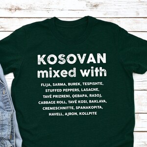 KOSOVAN MIXED WITH Kids T-shirt | Food Lover Toddler Tee | Kosovo Gift Idea | Unisex Youth Shirt