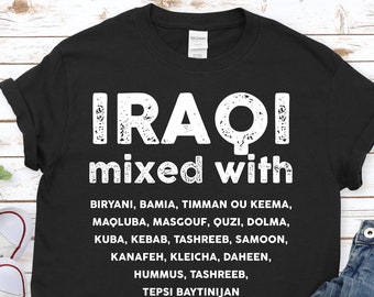 Iraqi Food Lover T-shirt | Unisex Heritage Tee