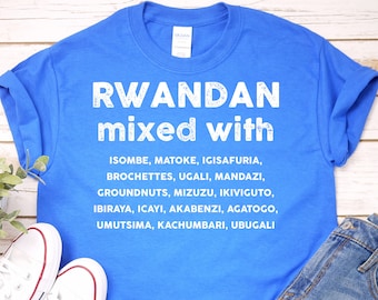 Rwandan Food Lover T-shirt | Unisex Heavy Cotton Tee
