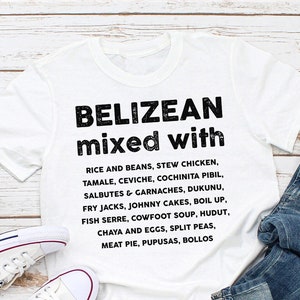Belizean Food Lover T-Shirt | Unisex Cotton Tee