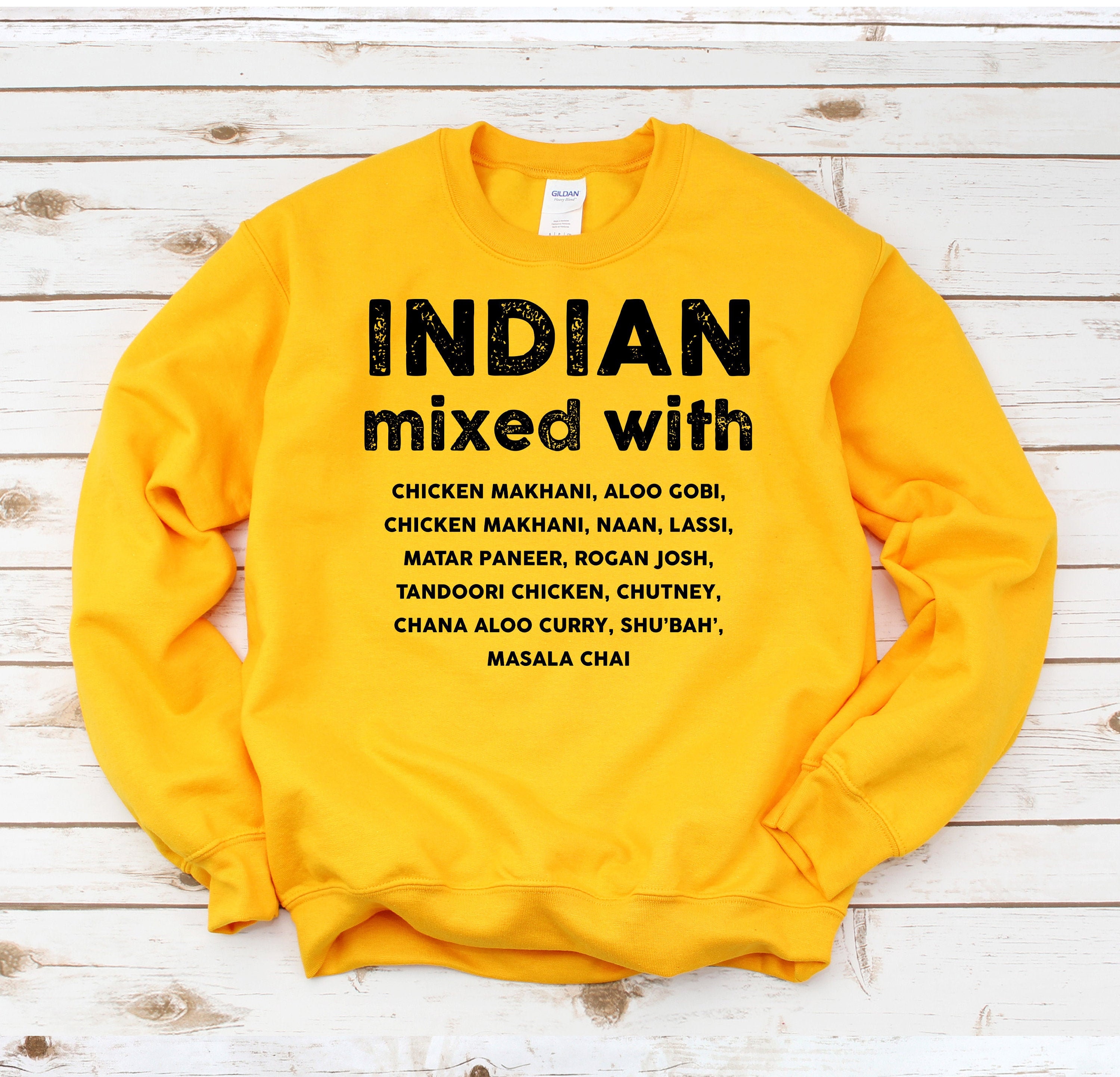 INDIAN MIXED Sweatshirt India Gift Idea Culture Food Etsy