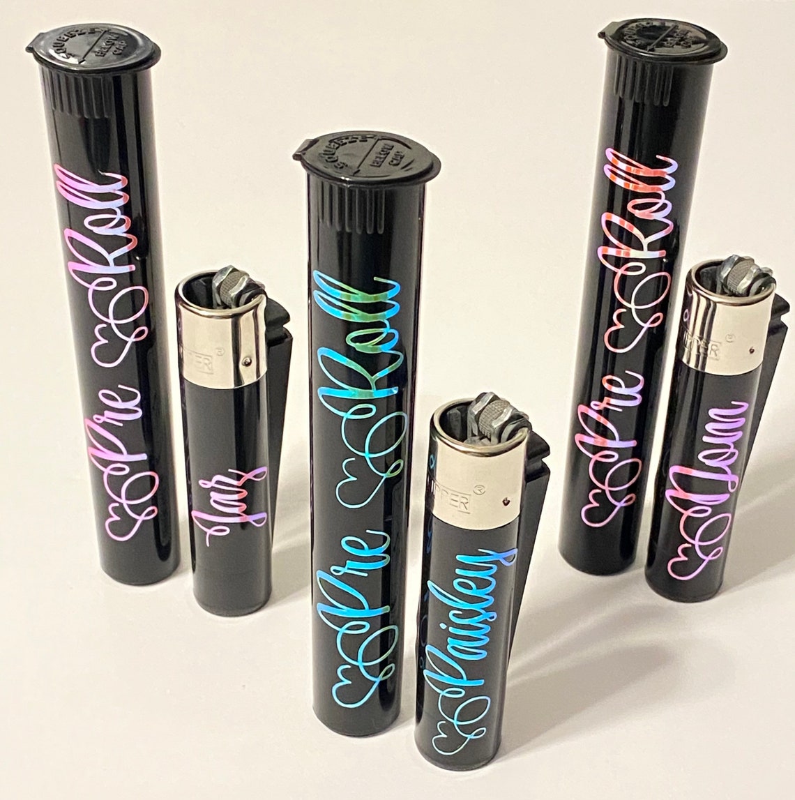 Custom Lighter w/ matching Dube Tube Etsy