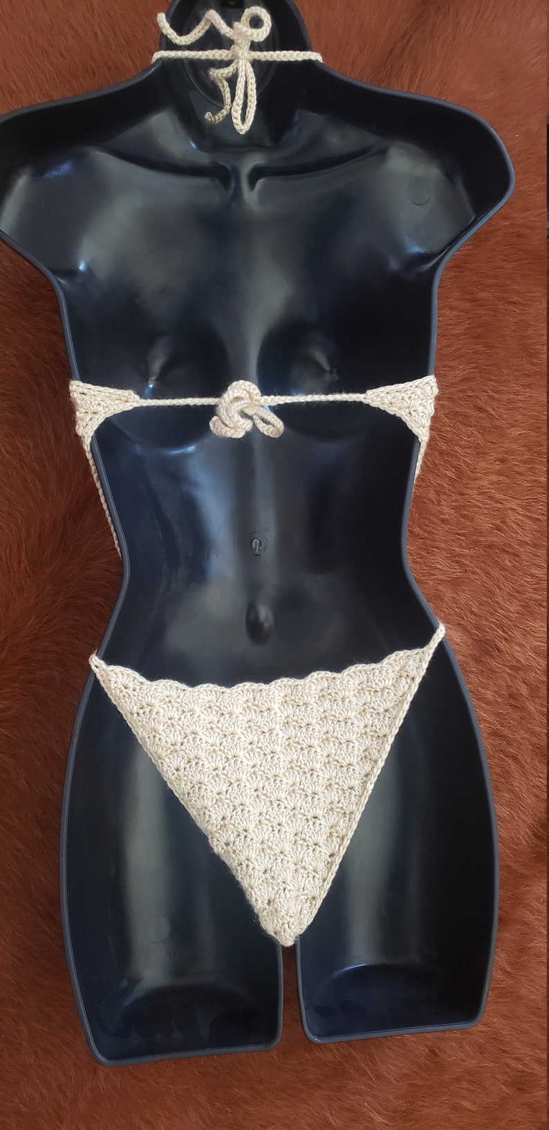 Patrón de bikini Valencia de una pieza a crochet (patrón en PDF) imagen 6