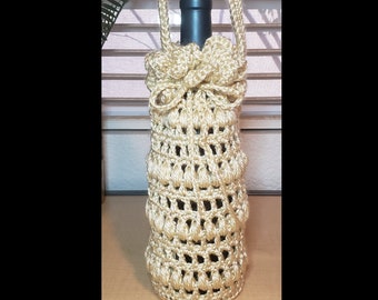 Crochet Wine Gift Bag Pattern (PDF Pattern)