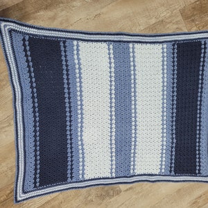 Crochet Boy Baby Blanket Pattern, Crochet Blanket Pattern