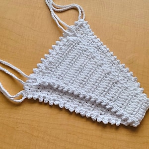 Crochet Bikini Pattern,  Crochet Bikini Bottom Pattern,  Easy Crochet Tanga Bikini Bottom Pattern, Beginner Friendly