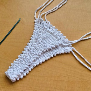 Crochet Thong Bikini Pattern,  Crochet Bikini Pattern,  Easy Crochet Bikini Bottom Pattern, Beginner Friendly