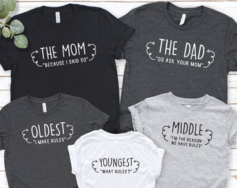 Family Rules Shirt - Etsy