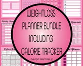 Weight loss Tracker | Weight loss PDF | Weight Tracker | Instant Download | Fitness Tracker | Calorie Calculator | Calorie Deficit