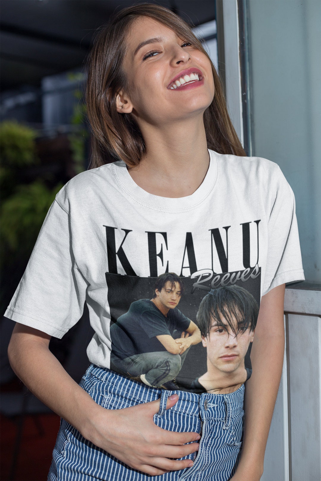 Keanu reeves tommy store hilfiger shirt