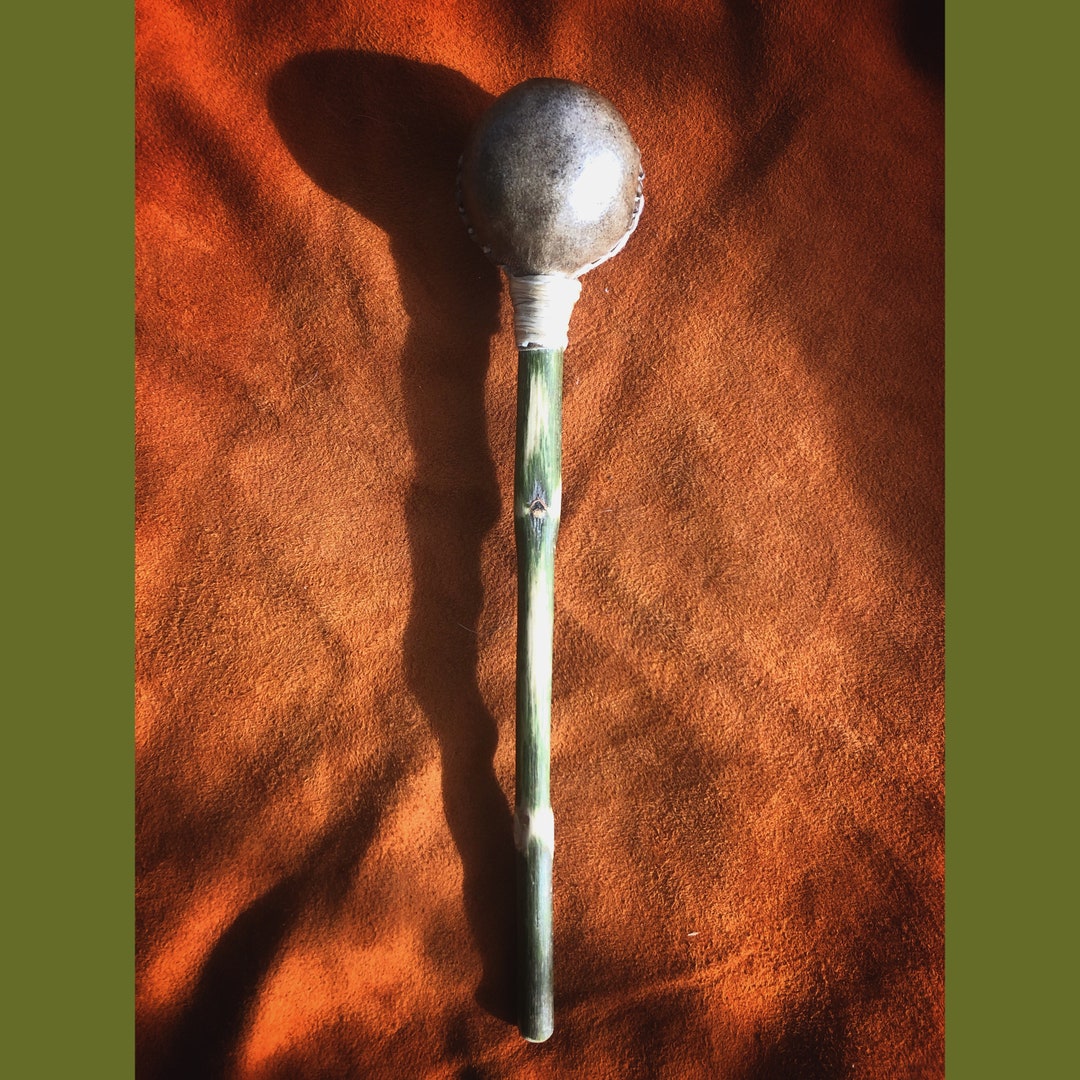 Elk Medicine Rattle W/ Native Corn Etsy