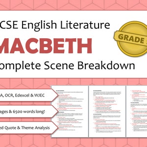 Macbeth GCSE Literature Notes - Complete Scene Breakdown