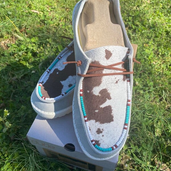 Leather Hey Dudes Etsy