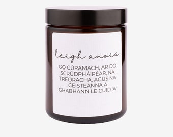 Leigh Anois / Gaeilge Candle