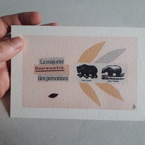 Carte postale "Les gens"