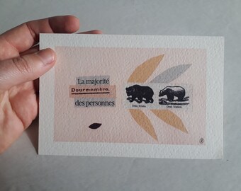 Carte postale "Les gens"
