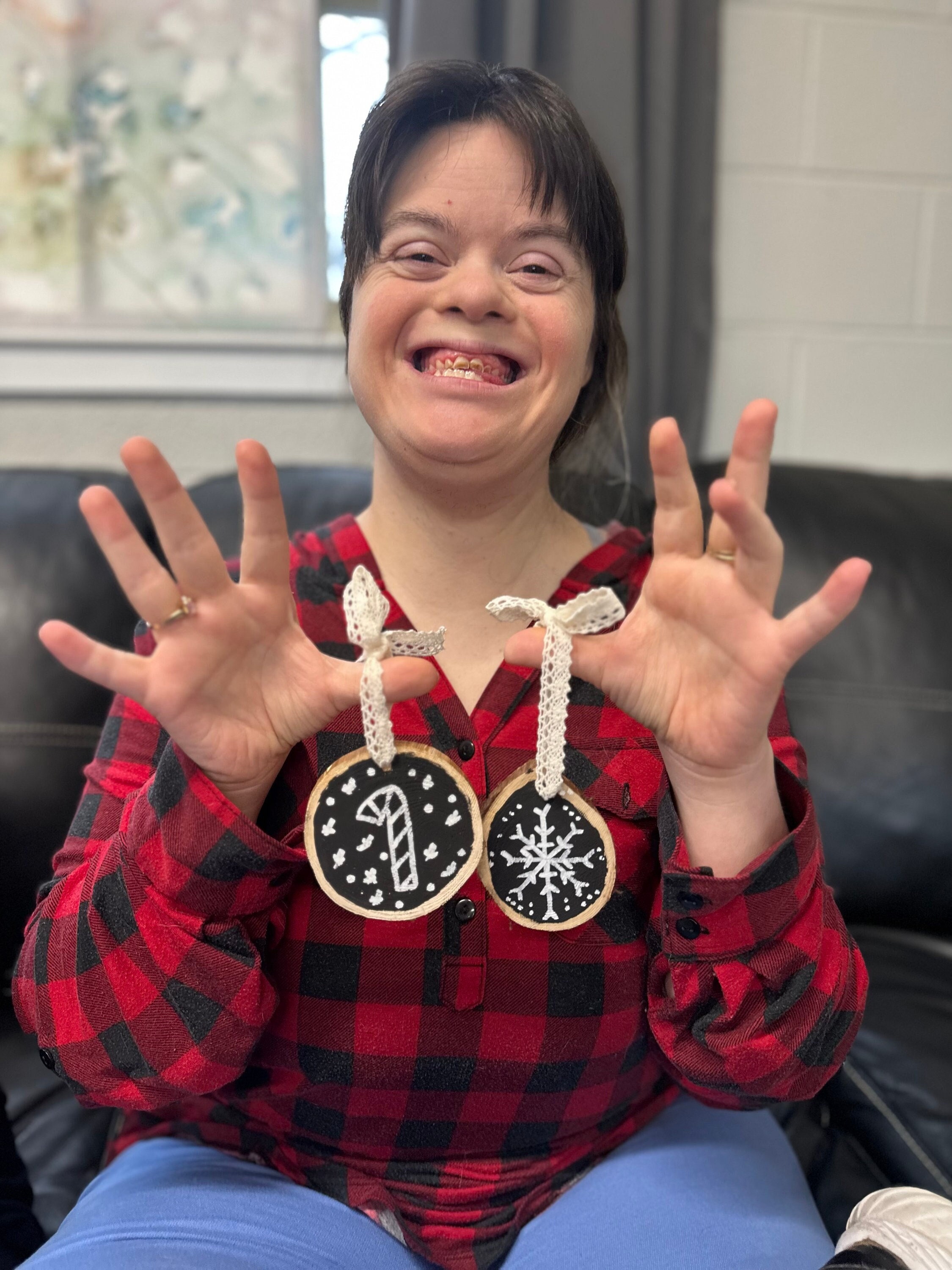 Wooden Christmas Ornaments Set of 4 Etsy Canada