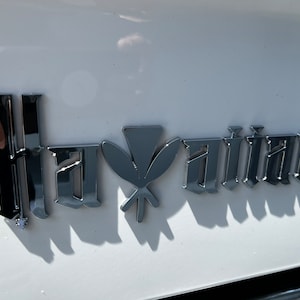 Hawaiian 3D Car Emblem Decal