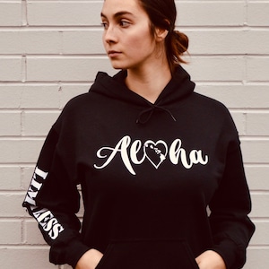 Aloha Islands Hoodie - Black