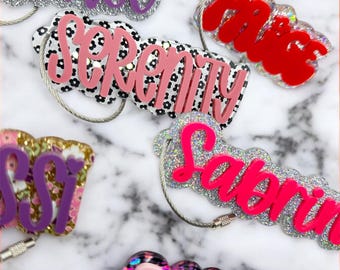 Name Tag // Bag Tag // Personalized keychain