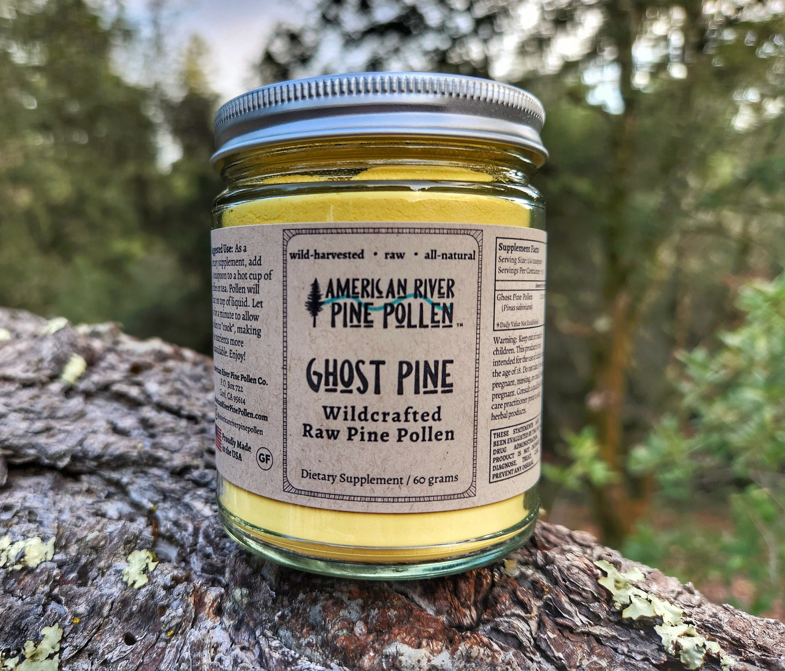 Ghost Pine Pollen - Raw and Wild-Harvested