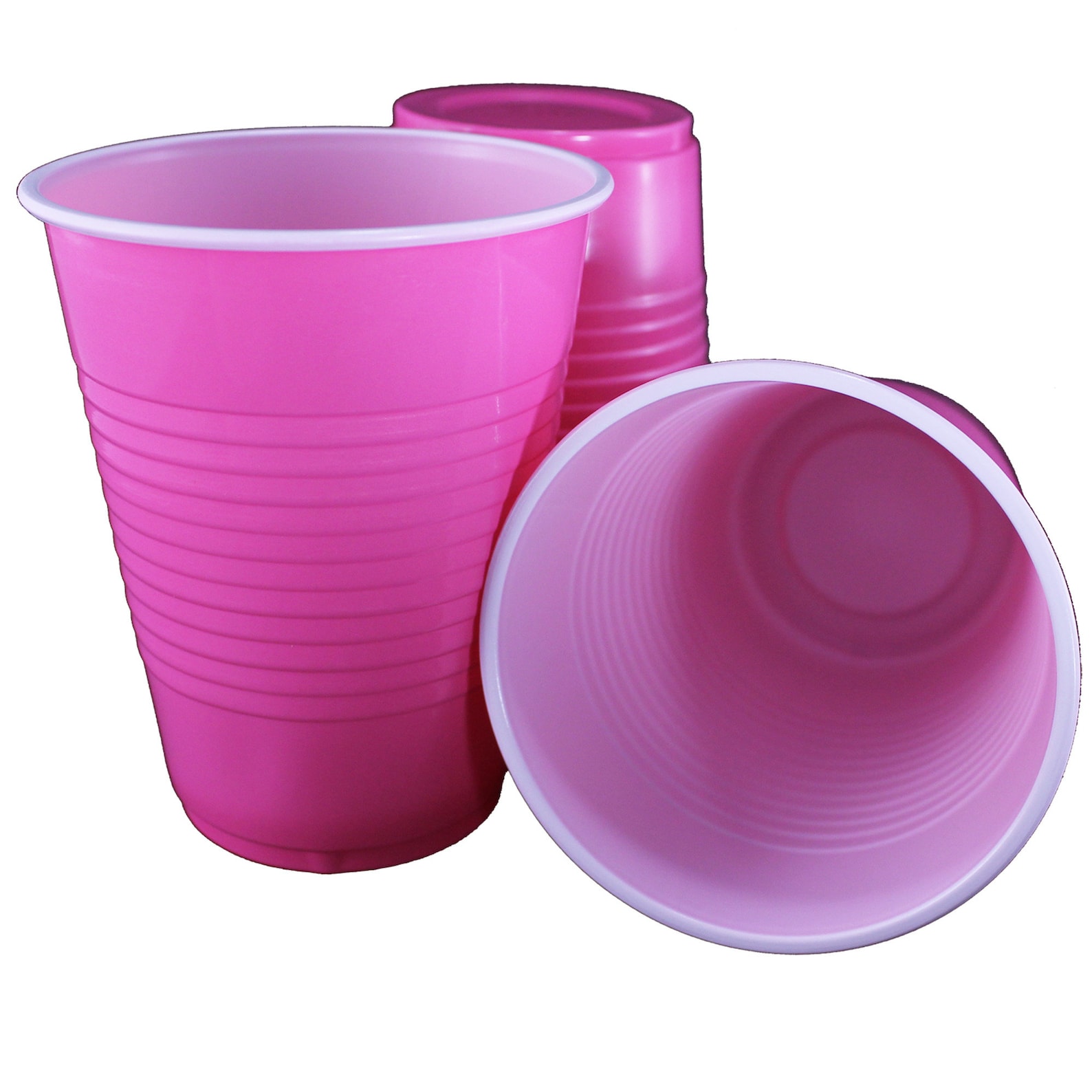 Hot Pink 16oz Disposable Plastic Cups 120Pack Hot Pink Etsy