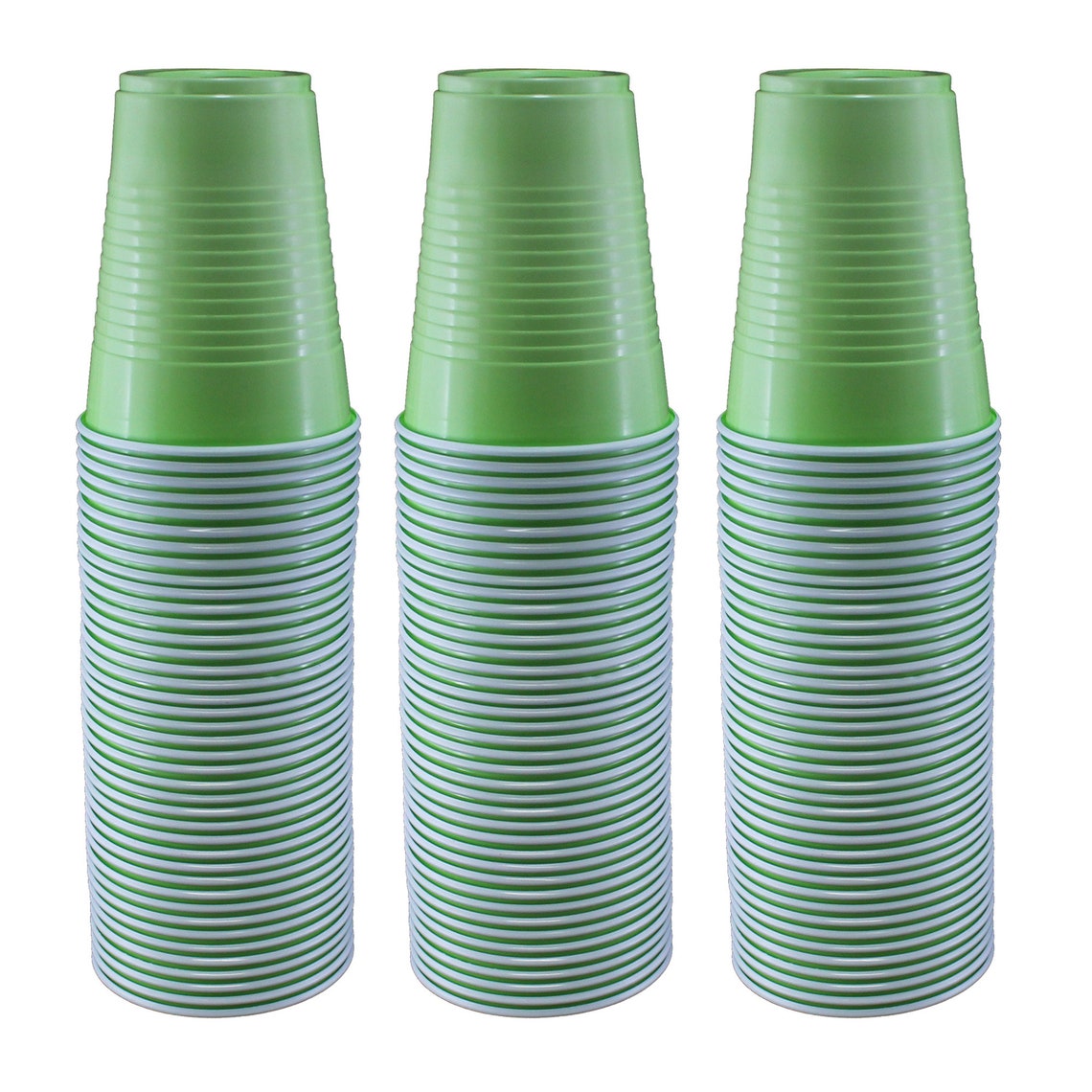 Lime Green 16oz Disposable Plastic Cups 120Pack Lime Green Etsy