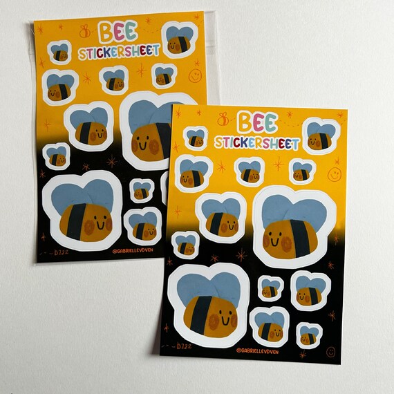 Happy bee | Sticker sheet