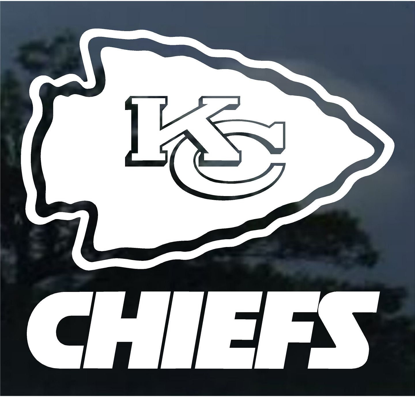 KANSAS CITY CHIEFS vinyl decal sticker Etsy