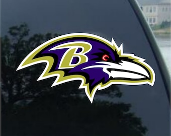 Baltimore Ravens Sticker Decal Vinyl SET OF 2 Cornhole Truck Car