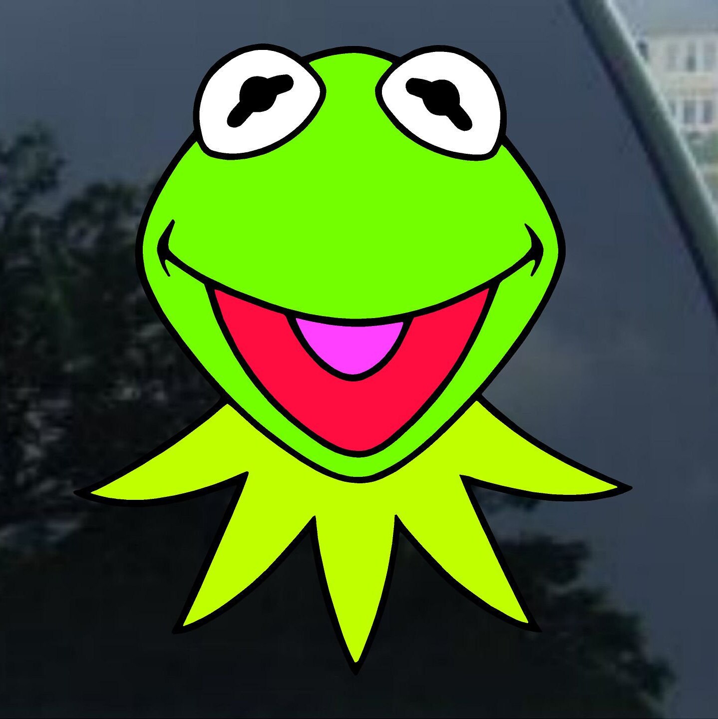KERMIT THE FROG Vinyl Decal Sticker | Etsy