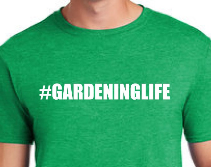 Gardening t-shirt-Growing food t-shirt-Permaculture shirt-#gardeninglife t-shirt-Christmas gift shirt-Father's day gift-Anniversary gift