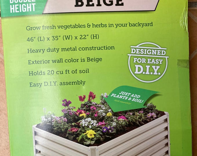 Raised garden bed-Metal garden bed-4'x3'x2' (46"x35"x22") gardening planters-vegetable garden beds-Christmas gift-Father's day-Permaculture