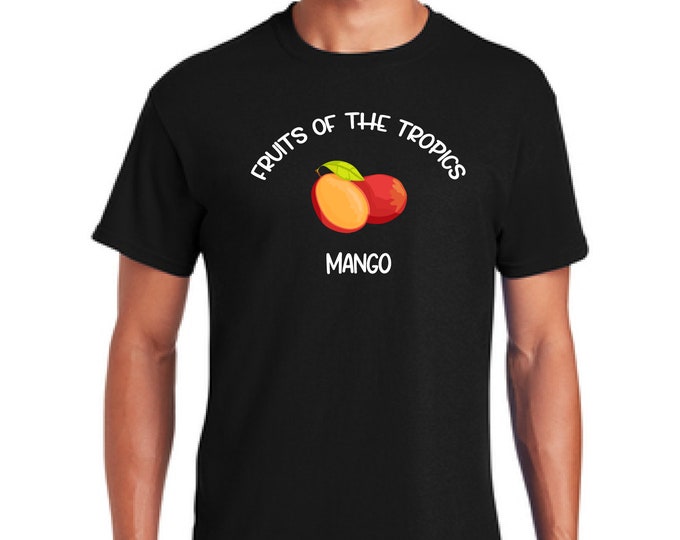 Mango shirt-Gift dad-permaculture tee- Dad T-shirt-Tropical Fruits t-shirt T-shirt-Father's day gift-Christmas gift-Gift for son gift dad