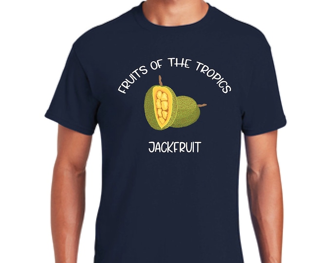 Jack fruit shirt-Gift dad-permaculture tee- Dad T-shirt-Tropical Fruits t-shirt T-shirt-Father's day gift-Christmas gift-Gift for son gift