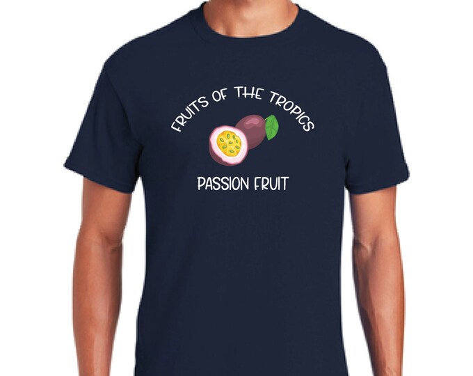 Passion fruit shirt-Gift dad-permaculture te- Dad T-shirt-Tropical Fruits t-shirt T-shirt-Father's day gift-Christmas gift-Gift for son gift