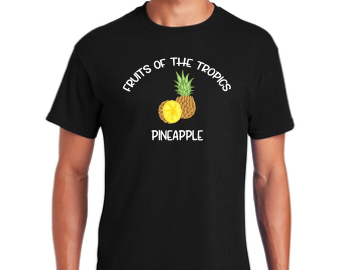 Pineapple shirt-Gift dad-permaculture tee- Dad T-shirt-Tropical Fruits t-shirt T-shirt-Father's day gift-Christmas gift-Gift for son gift