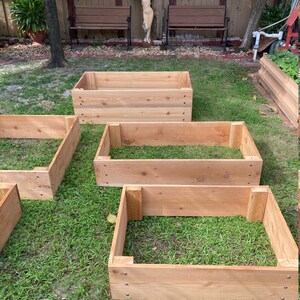 Raised garden bed 4x8-Cedar garden bed-gardening planter-vegetable raised bed-Christmas gift-Father'sday gift-organic gardening-Permaculture