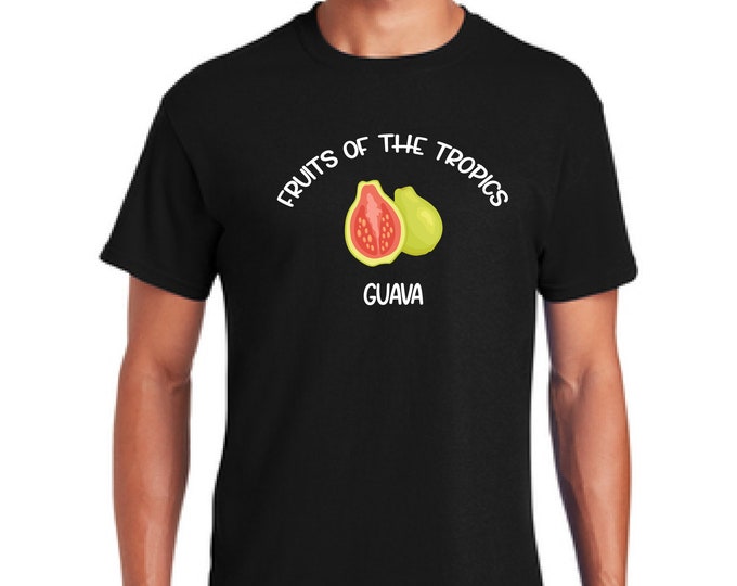 Guava shirt-Gift dad-permaculture tee- Dad T-shirt-Tropical Fruits t-shirt T-shirt-Father's day gift-Christmas gift-Gift for son gift