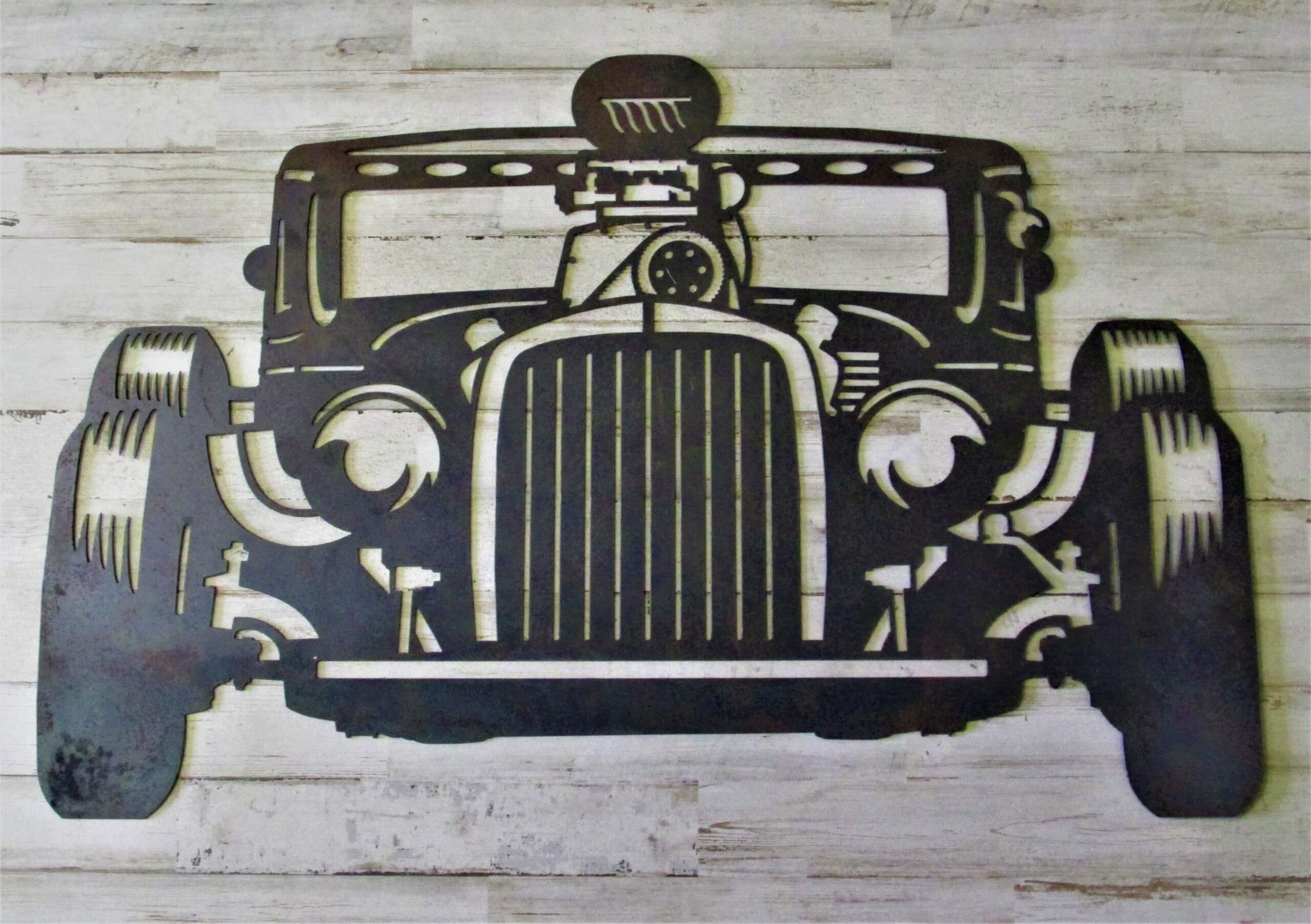 Rat Rod Wall Art Etsy
