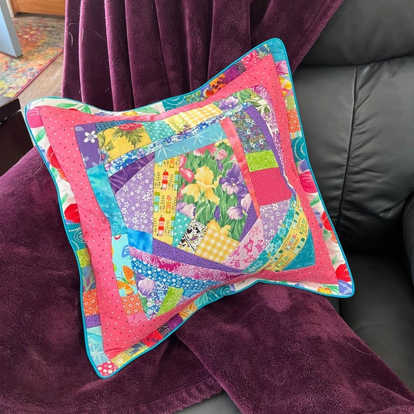 Crazy Quilt Pillows Etsy