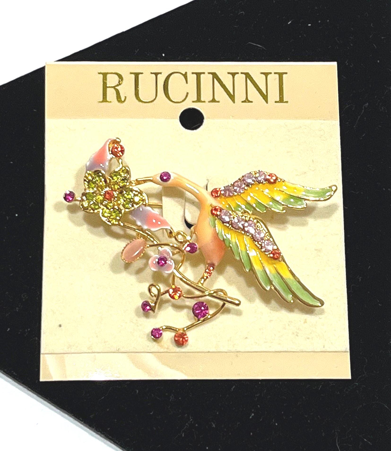 RUCINNI Halloween "Boo!" Brooch - Gold Plated Cute Ghost Pin For Costumes & Accessories - View #7
