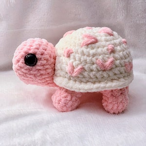 Gehaakte schildpadknuffels, schildpadknuffel, Valentijnsdagknuffel